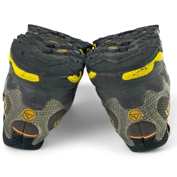 La Sportiva Ultra Raptor Trail Running Shoes Mens 10.5   Black Yellow Hiking