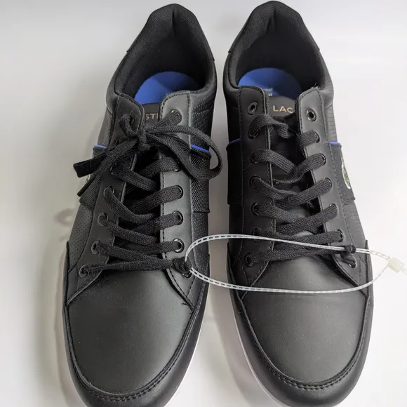 Lacoste Men's Nivolor Lifestyle Shoes Size 12 Black/Blue Dadcore Grandpacore