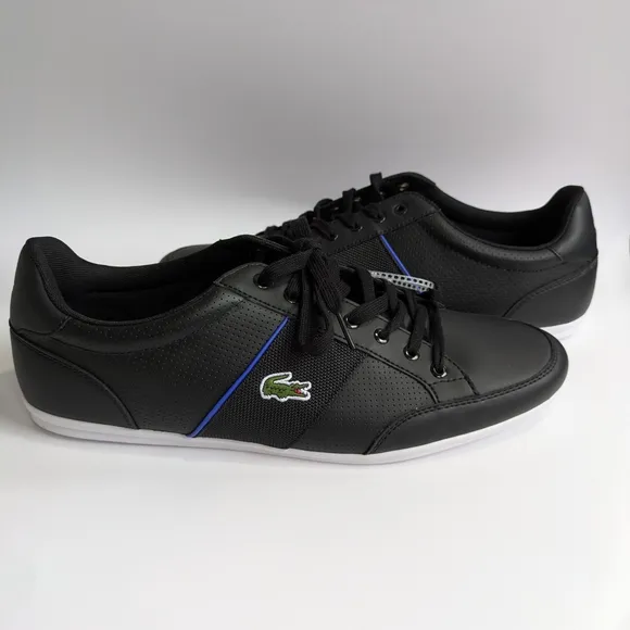 Lacoste Men's Nivolor Lifestyle Shoes Size 12 Black/Blue Dadcore Grandpacore
