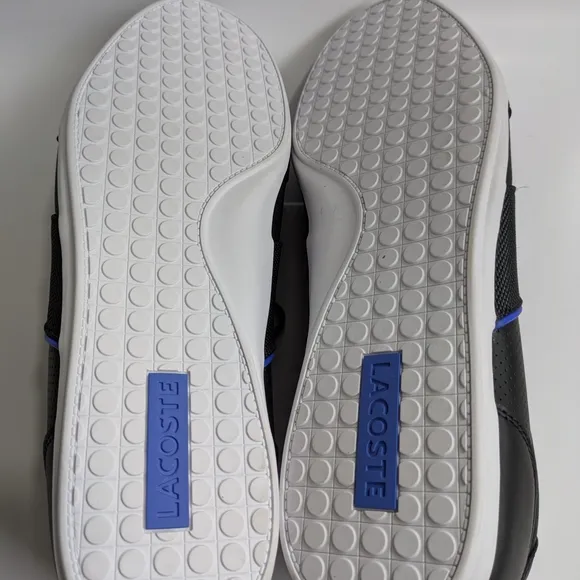 Lacoste Men's Nivolor Lifestyle Shoes Size 12 Black/Blue Dadcore Grandpacore