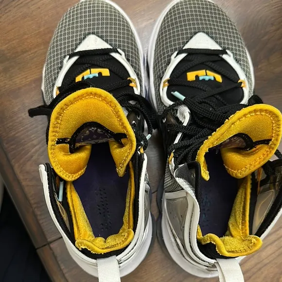 LeBron James 19 Graduate Laker colors basketball sneaker