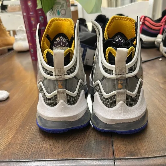 LeBron James 19 Graduate Laker colors basketball sneaker