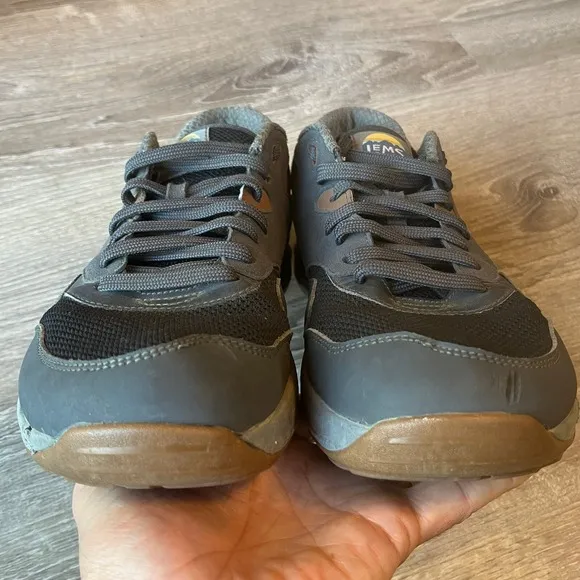 Lems Trailhead Minimalist Hiking Shoes Stormy Night Gray Mens 11