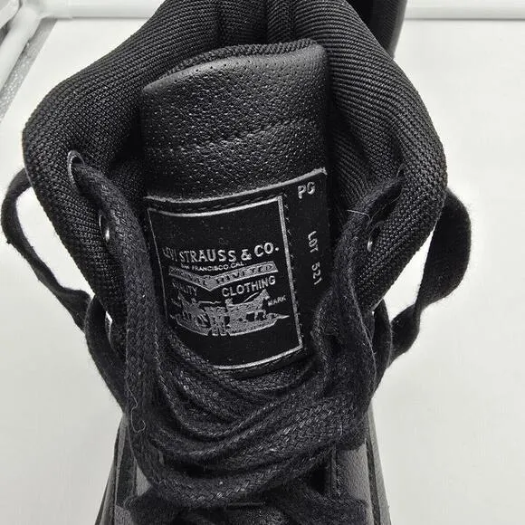 Levi's Men's Shoes 521 High All Black 10