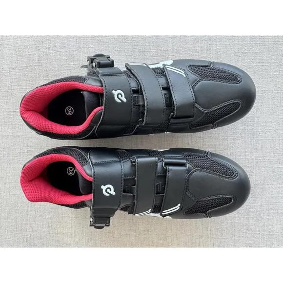 LIKE NEW Peloton Cycling Bike Spinning Spin Cleats Shoes Size 39 / US Size 8