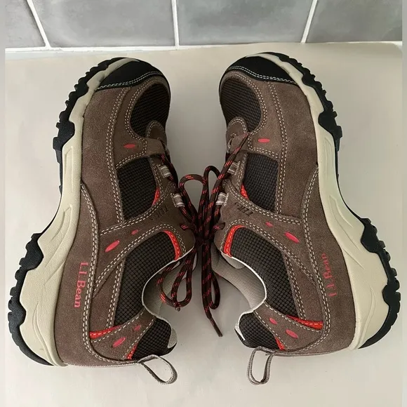L.L. Bean 299641 Ventilated Hiking Shoes Trail Model 4 Women's US 9.5 Brown