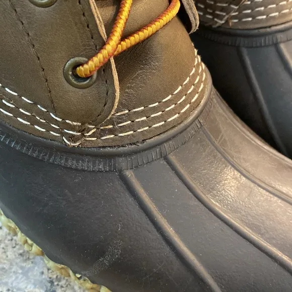 L.L. Bean Small Batch Bean Boots Men’s 8M 503049 Waterproof Lower FM Duck Boots