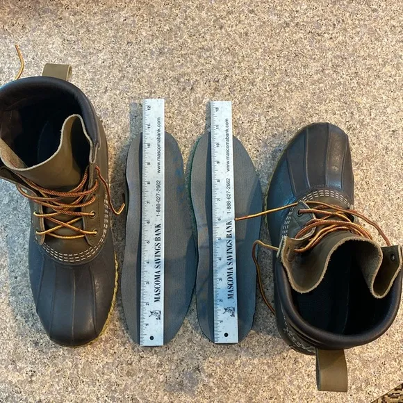 L.L. Bean Small Batch Bean Boots Men’s 8M 503049 Waterproof Lower FM Duck Boots