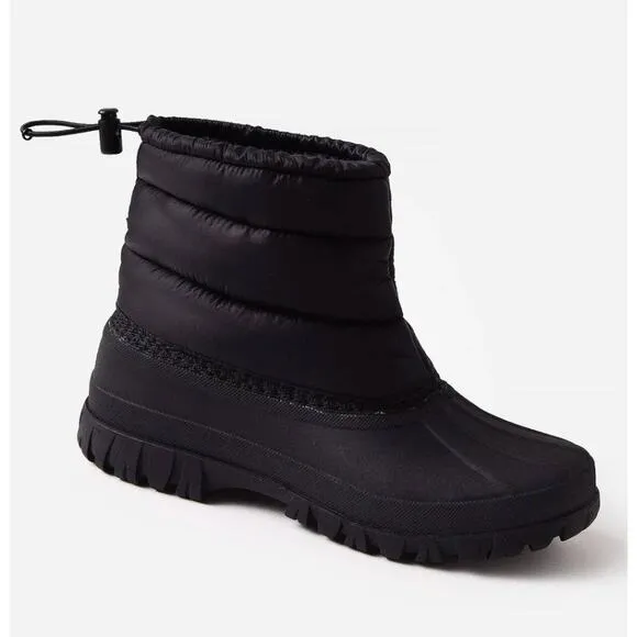 LOEFFLER RANDALL Duval Puffer Duck Boot 11 Black NWOT