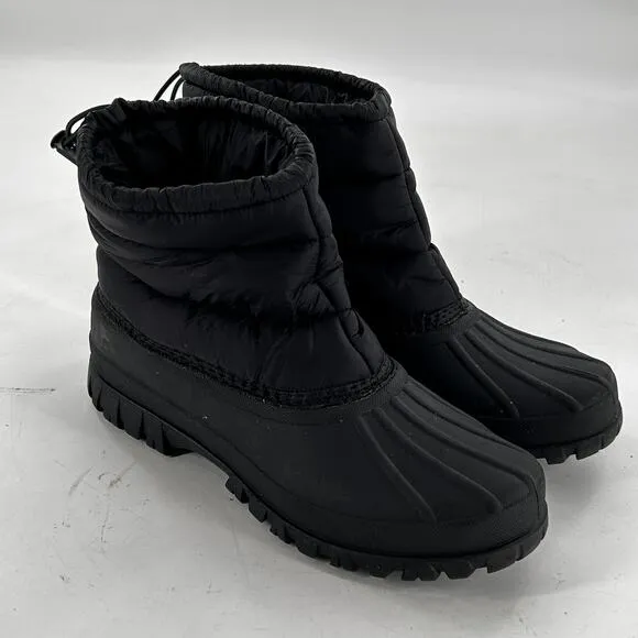 LOEFFLER RANDALL Duval Puffer Duck Boot 11 Black NWOT