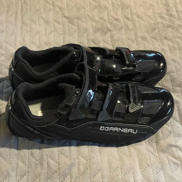 Louis Garneau HRS-80 cycling shoes men’s size 45 US 10.75 black NWOB