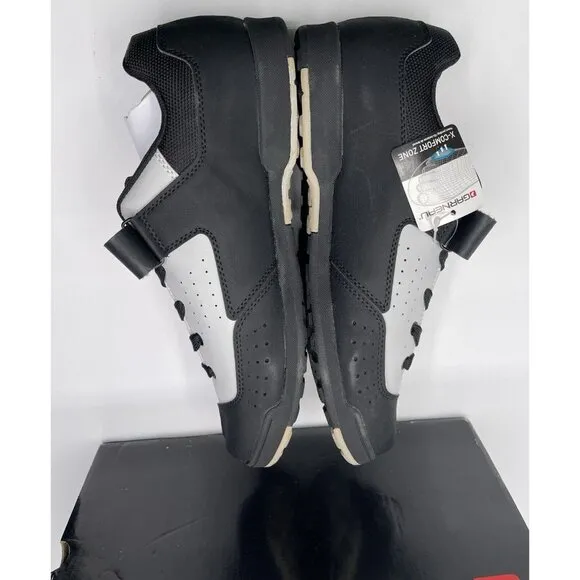 Louis Garneau Men's Cobalt Lace Cycling Shoes Size 11.5 US EU 46 Black White