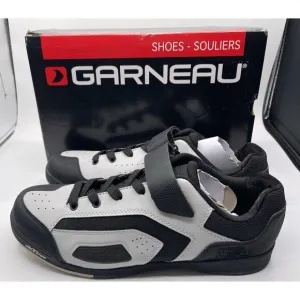 Louis Garneau Men's Cobalt Lace Cycling Shoes Size 11.5 US EU 46 Black White