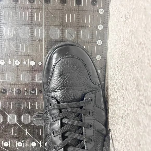 Louis Vuitton Men Size UK 10 US 11 Camo X Black Leather Calf Hair High Top Shoes