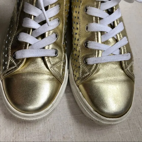 MAA leather high top sneakers