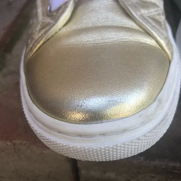 MAA leather high top sneakers