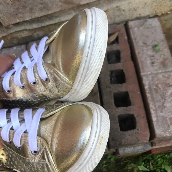 MAA leather high top sneakers