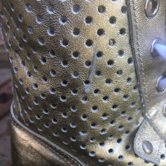 MAA leather high top sneakers