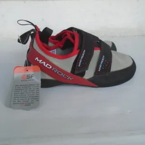Mad Rock Mens Rock Climbing Shoes Size 8.5 Gray