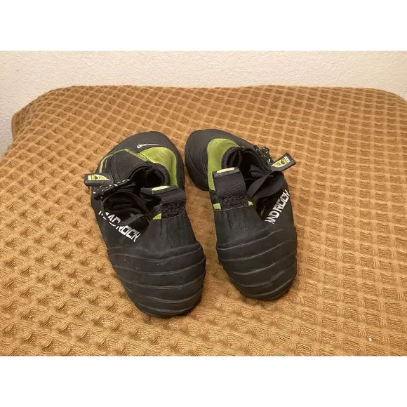 Mad Rock Rubber Men's Sz 6 EU 38 (Wmns 7.5) Rock Climbing Caving Shoes Green