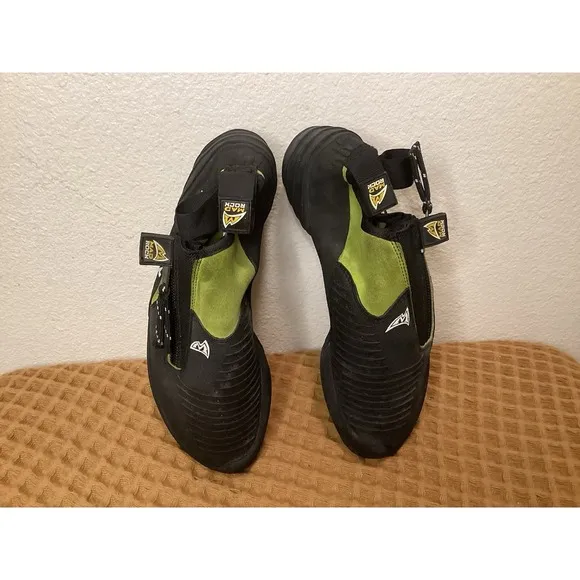 Mad Rock Rubber Men's Sz 6 EU 38 (Wmns 7.5) Rock Climbing Caving Shoes Green