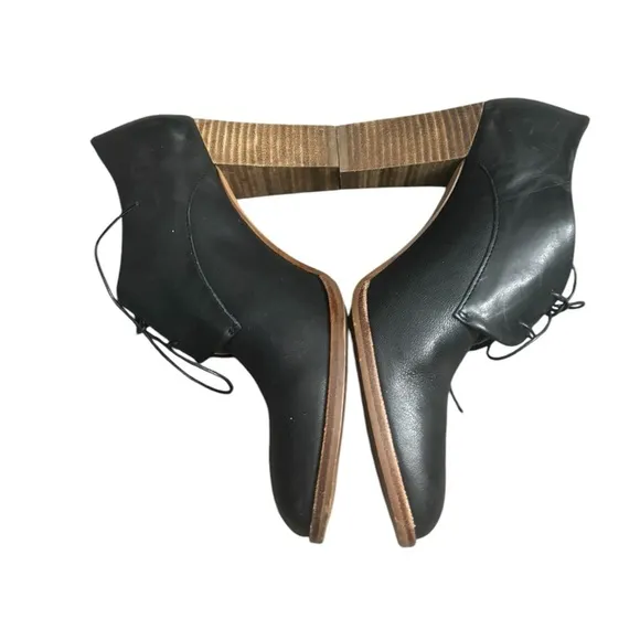Madewell Black Bette Block Heel Shoes Size 8