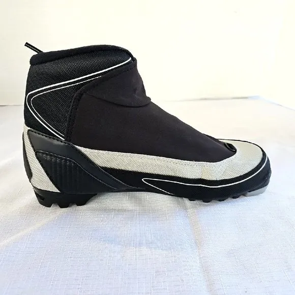 Madshus CT100 Nordic Cross Country Ski Boots Size US9 EU42 Black &amp; Gray EUC