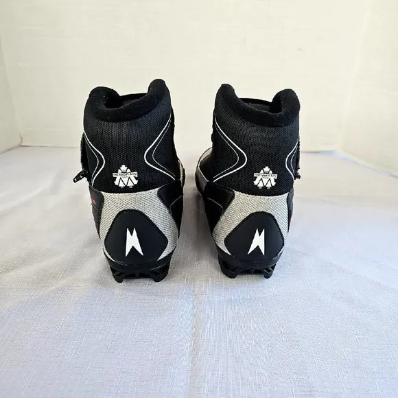 Madshus CT100 Nordic Cross Country Ski Boots Size US9 EU42 Black &amp; Gray EUC
