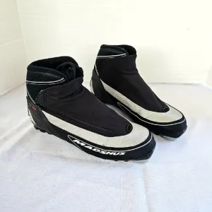 Madshus CT100 Nordic Cross Country Ski Boots Size US9 EU42 Black &amp; Gray EUC