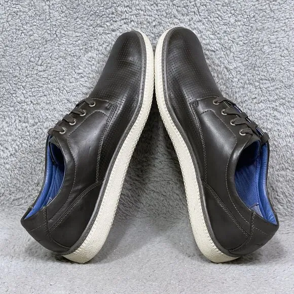 Mark Nason Skechers Mens Size 14 Low Top Oxford Shoes Dark Gray Leather 68504