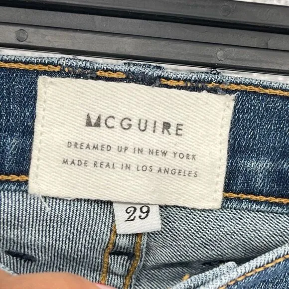 McGuire Ibiza Mid-Rise Skinny Cropped Jeans – Size 29 Anthropologie