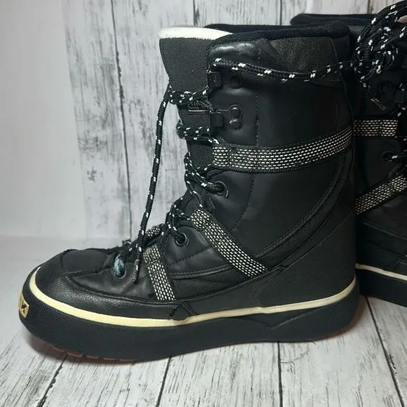 Mens Airwalk Snowboard Ski Boots Thinsulate Black Size 9.5