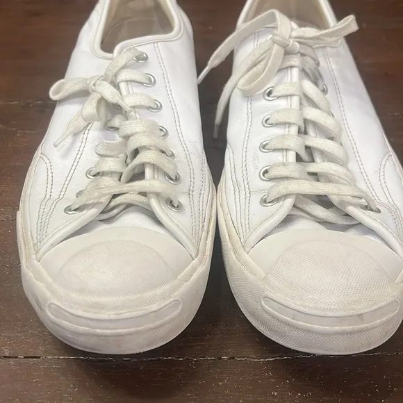 Men’s Converse Jack Purcell Leather Low Top Tennus Shoes