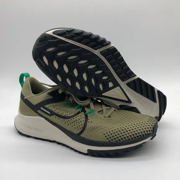 Men’s Nike React Pegasus Trail 4 Green/Black FJ4733-200 USED No Box Sz 11.5