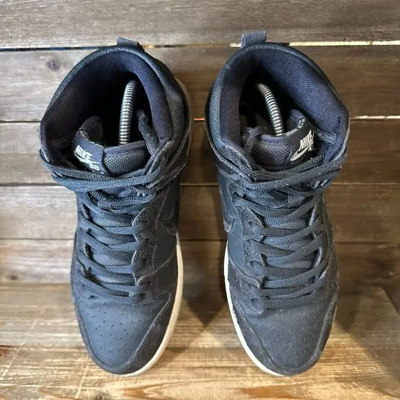 Mens Nike SB Dunk High Griptape Skateboarding Black Shoes Sneakers‎ Size 9.5 M