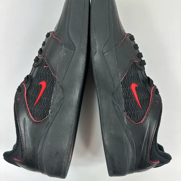 Men's Nike SB Ishod Wair Skate Skateboard Shoes Black/Red DV5473-001 - Size 11