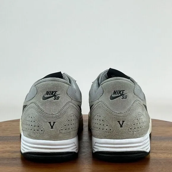 Mens Nike SB Lunarlon Paul Rodriguez 5 Gray‎ Skate Sneakers Shoes Size 12 M GUC
