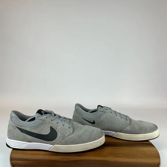 Mens Nike SB Lunarlon Paul Rodriguez 5 Gray‎ Skate Sneakers Shoes Size 12 M GUC