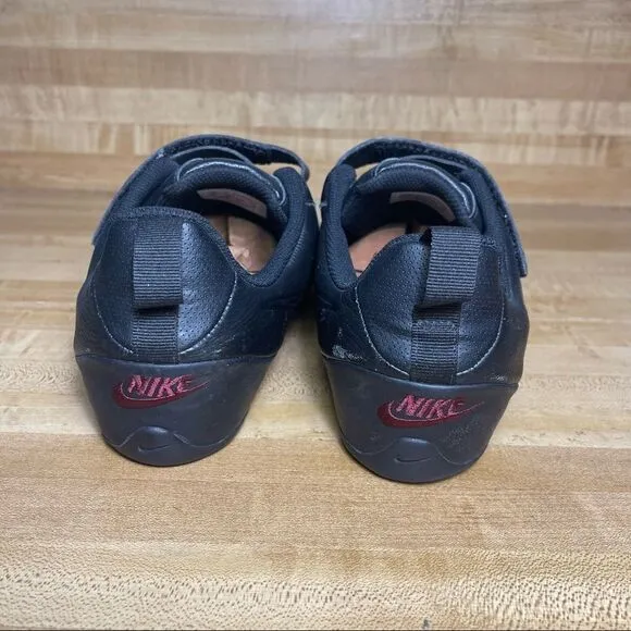 Men's Nike Fixed Speed V sneaker Shoes with hook &amp; loop straps Black size 11
