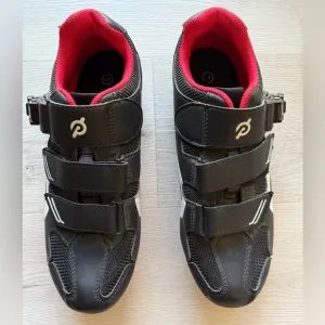 Men’s Peloton Red and Black Delta Cleats Cycling Shoes Size 41 US 8.5