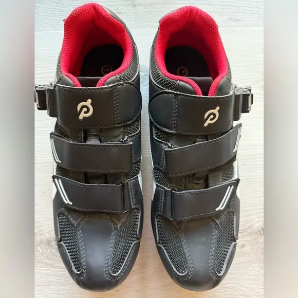 Men’s Peloton Red and Black Delta Cleats Cycling Shoes Size 41 US 8.5