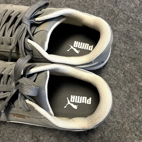 Men’s puma slip resistant grey safety shoes size 10