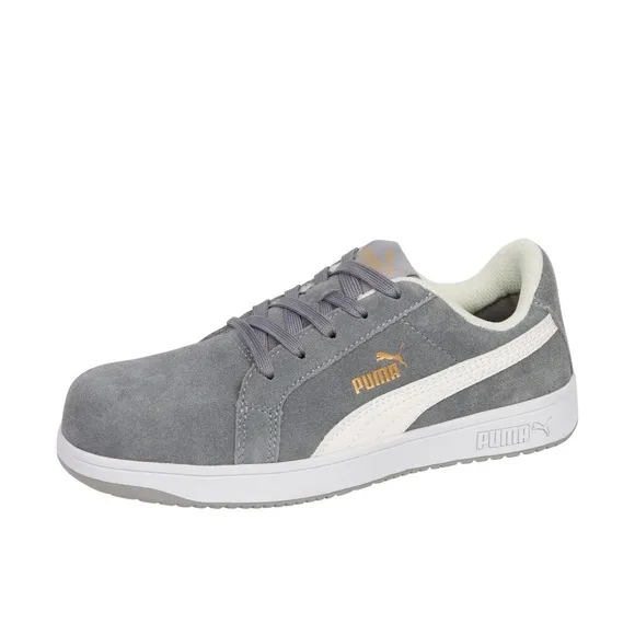 Men’s puma slip resistant grey safety shoes size 10