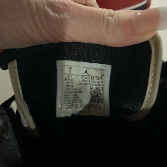 Men's Red and Black High-Top Sneakers