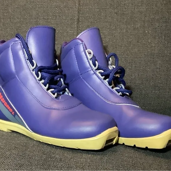 Men's Rossignol NNN ll Cross Country Ski Boots Purple Sz 9/10? Made in Italy NEW