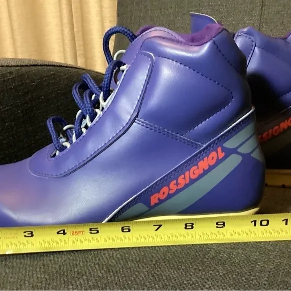 Men's Rossignol NNN ll Cross Country Ski Boots Purple Sz 9/10? Made in Italy NEW