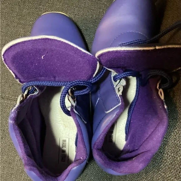 Men's Rossignol NNN ll Cross Country Ski Boots Purple Sz 9/10? Made in Italy NEW
