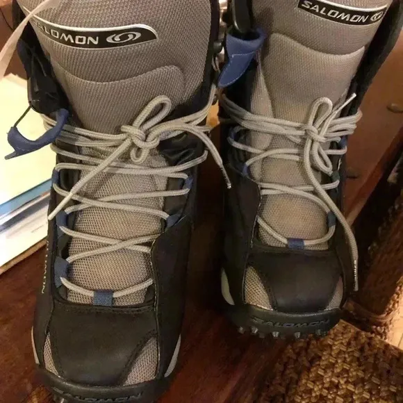 Men’s Salomon Solace Snow Boots/Ski Snowboard Men's Size 7 Lace Up