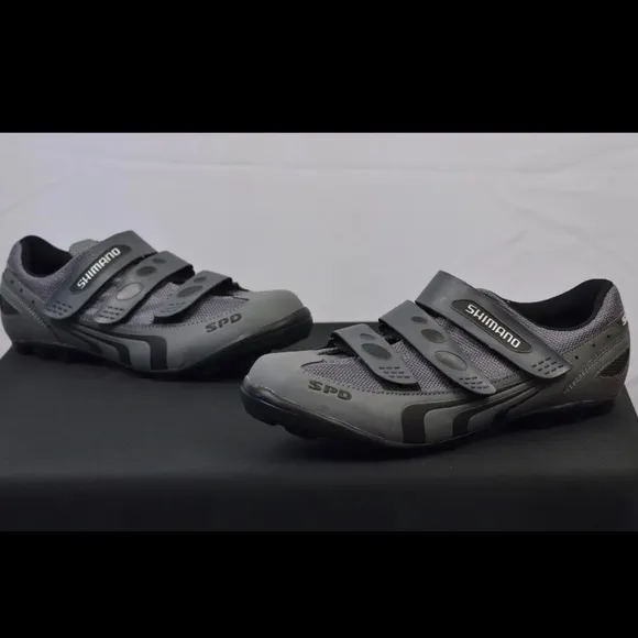 Men's Shimano SPD Velcro Triple Strap Cycling Shoes
