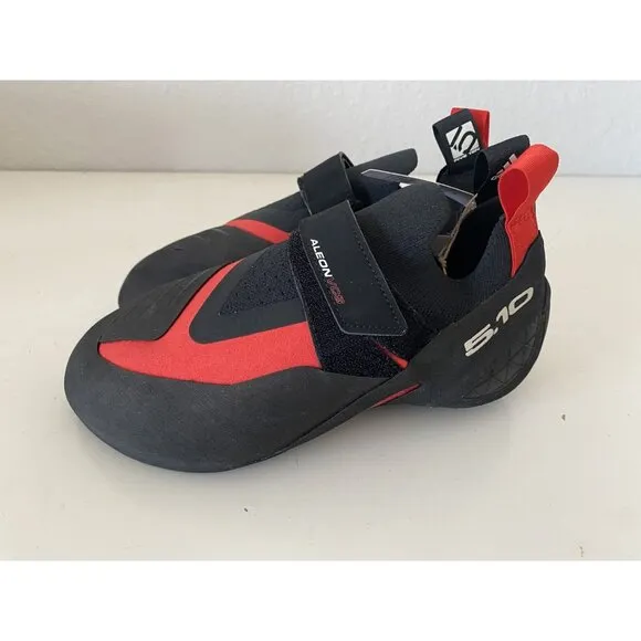 Men's Size 11 Adidas Five Ten 5.10 Aleon Climbing Shoes Black Red BC0861